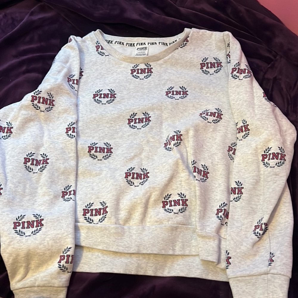 Cute Victoria’s Secret pink crewneck.